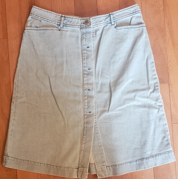 Vintage Valentino Jean Denim Skirt - Picture 5 of 10